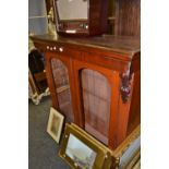 A Victorian mahogany bookcase top