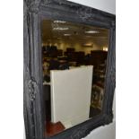 A large 20th century mirror ,classical style frame,