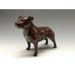 A Beswick model, of a  Staffordshire Bull Terrier, Bandits Brintiga, modelled by Arthur Gredington,