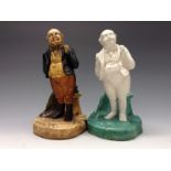 A Bretby figure, Mr Pickwick, from the illustrations by Robert W.