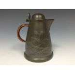 A Liberty 'Tudric pewter jug, designed by Archibald Knox,