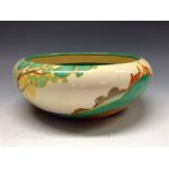 A Clarice Cliff Fantastique range fruit bowl