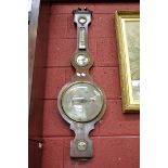 A Victorian rosewood barometer, Beha, Nottingham,