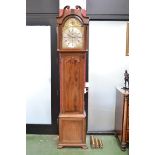 An Edwardian mahogany musical longcase clock, of George III design, 31.