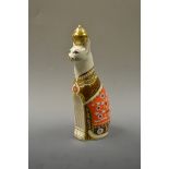 A  Royal crown Derby model of a Siamese Cat, Royal Cat Collection, 22cm.