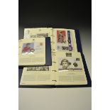 Coins, Stamp and Coin Covers (27) in albums, including Gold Sovereign 2001, Golden Jubilee,