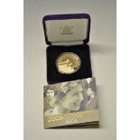 Coins, Great Britain, Royal Mint Proof Gold £5, 2006, Queen's 80th Birthday, no.