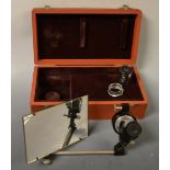 An E Leitz Wetzlar (Leica) camera lucida microscope attachment 13cm rectangular plate,