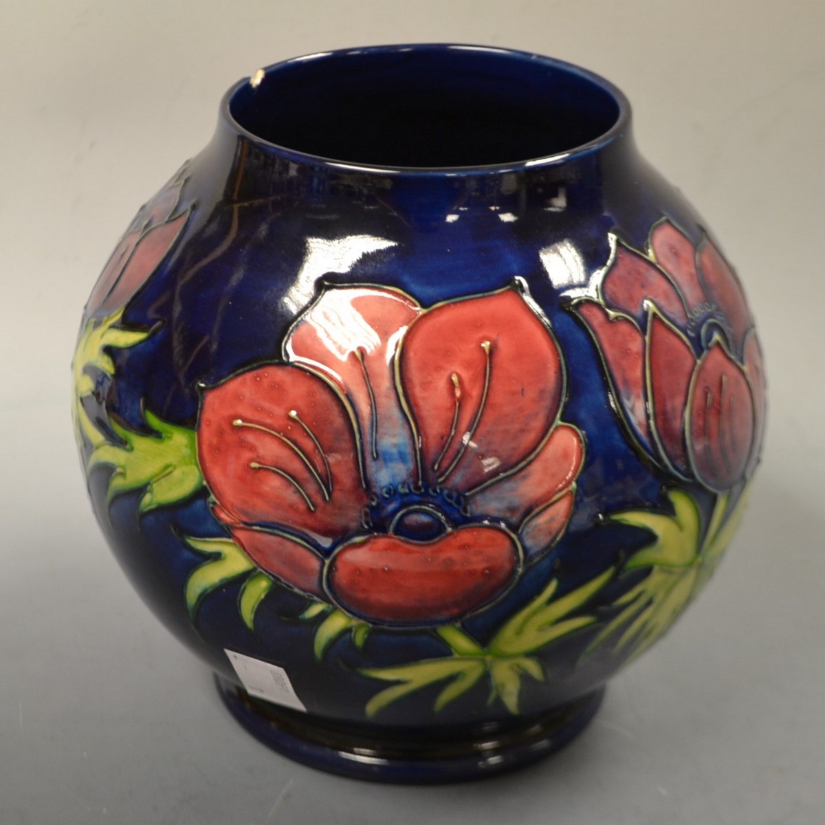 A Moorcroft Primrose pattern globular vase
