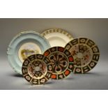 A Royal Crown Derby shaped circular plate,