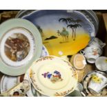 Ceramics & Glass - a Sylvac oval planter;  table ware;  cups, saucers,
