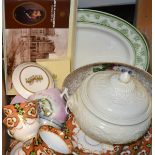 Ceramics - an Royal Albert tea service; a Wedgewood Patrician tureen and stand; Woods meat plate;