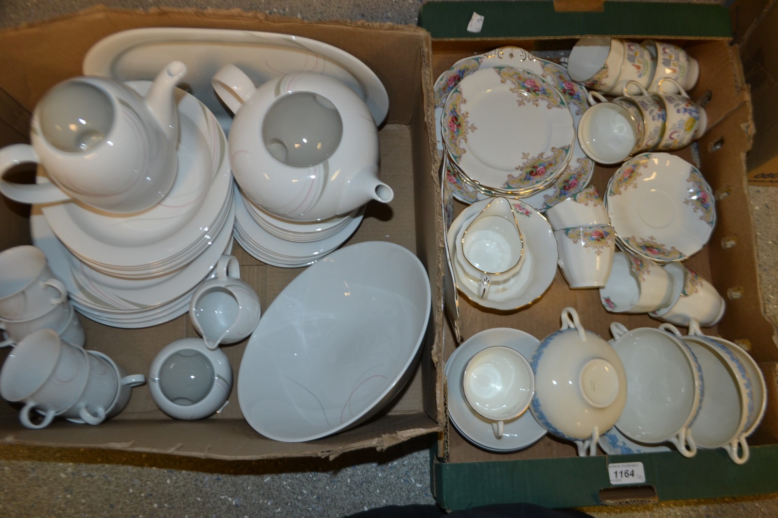 Teaware - Paladin China tea service, for five,