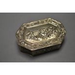 An ornate Victorian snuff box,