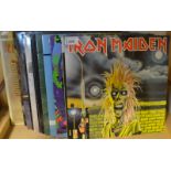 Vinyl Records - LPs including Iron Maiden, Santana, The Smiths, Japan,