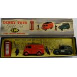 Dinky Toys 299 Post Office Services Gift Set, comprising 260 Royal Mail van,