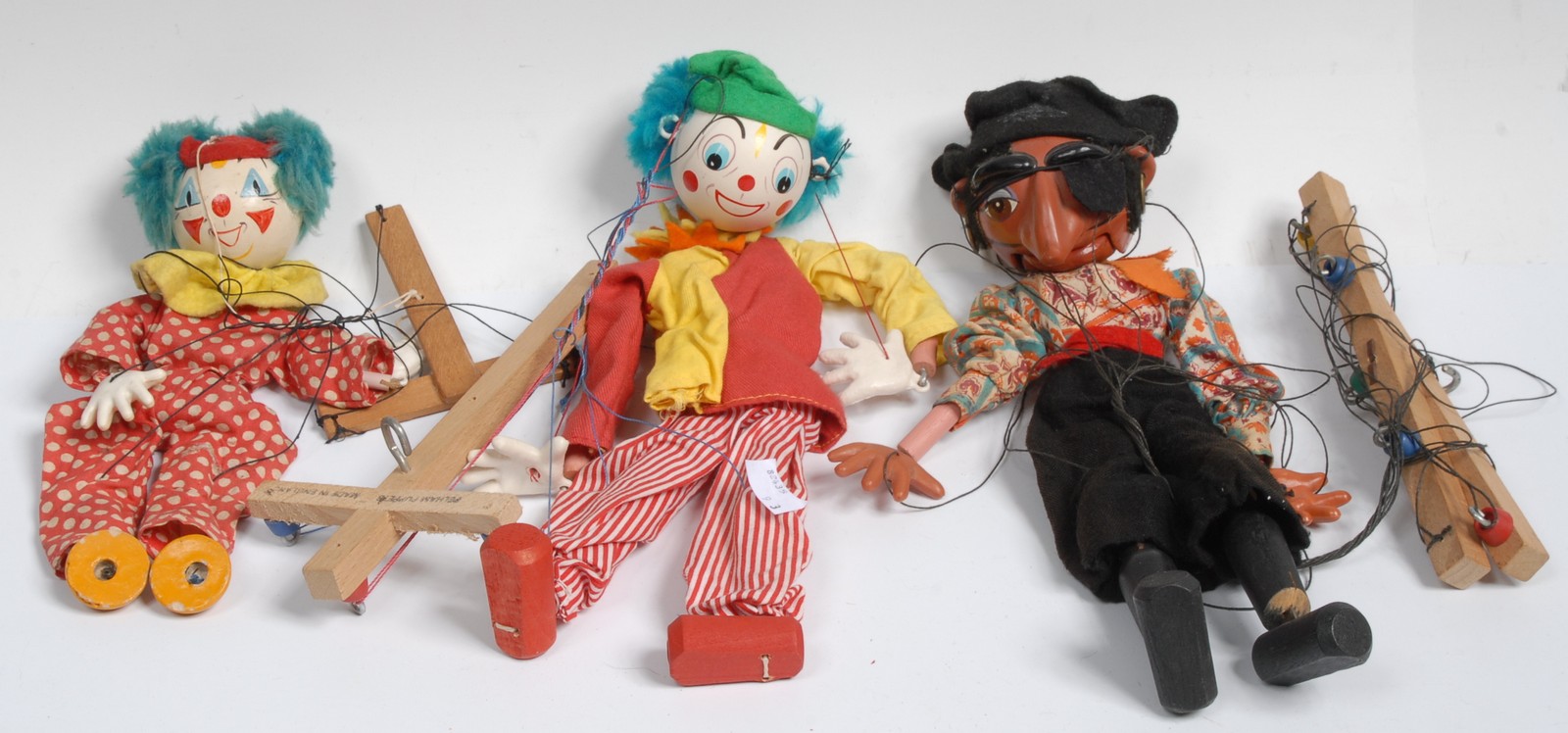 SM Pirate - Pelham Puppets SM Range, composite head and torso,  painted head, earrings, bandana,