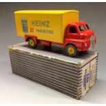 Dinky Supertoys 923 "Heinz" Big Bedford Van, red cab with silver painted grill,