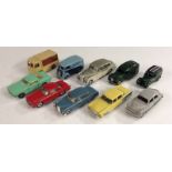 Dinky Toys - Rolls Royce Phantom V 198, Mercedes Benz 220SE 186, Ford Mustang fast back 2+2,