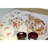 Royal Crown Derby - a Royal Crown Derby Derby Posies pattern dinner plate,