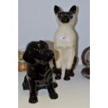 A Royal Doulton model of a sitting Siamese cat model no 2139;