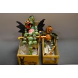 Mother Dragon - Pelham Puppets SL 63 Range,  hollow moulded head, ball eyes,  with painted features,