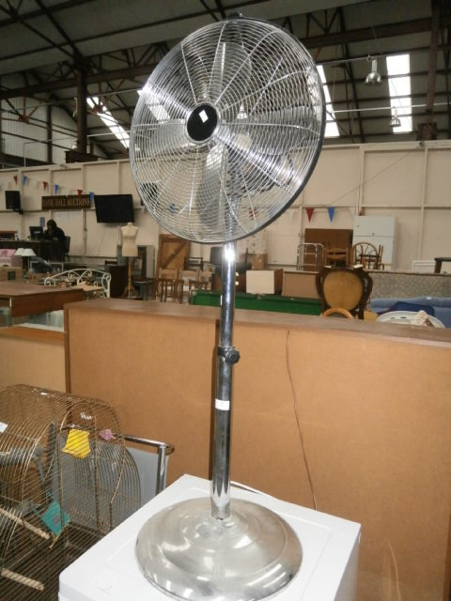 Stainless stand fan