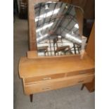 retro mirror back dressing table