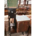 5 pieces inc. Coffee table,pot cupboard,stool etc