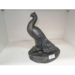 peacock doorstop