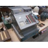 vintage cash register in full working order