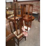 2 stand chairs,bentwood chair etc