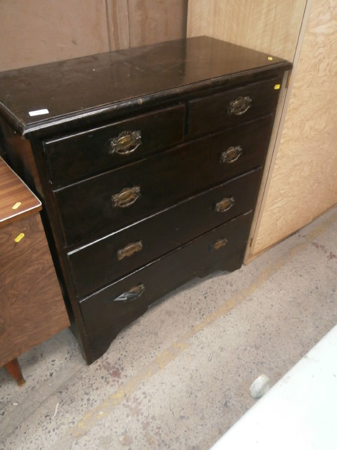 2 over 3 chest of drawers