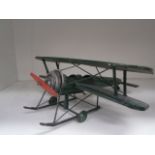 vintage tin aeroplane