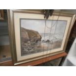 framed water colour signed keith burtonshaw