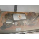 tray of collectables inc. silver items