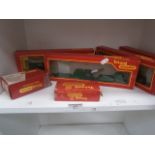 shelf of triang railway vehicles