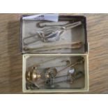 Selection of tie pins some 9ct gold