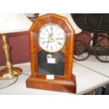 walnut mantle clock