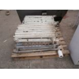 3 cast iron radiators