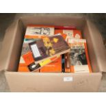 box of penguin paperback books ( some signed)