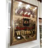 Scottish whisky advertising mirror