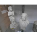 2 of parian figurines