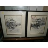 pair of signed Margaret Chapman prints