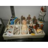 tray of small figurines