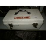 vintage first aid box and contents