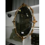 oval bevel edge mirror