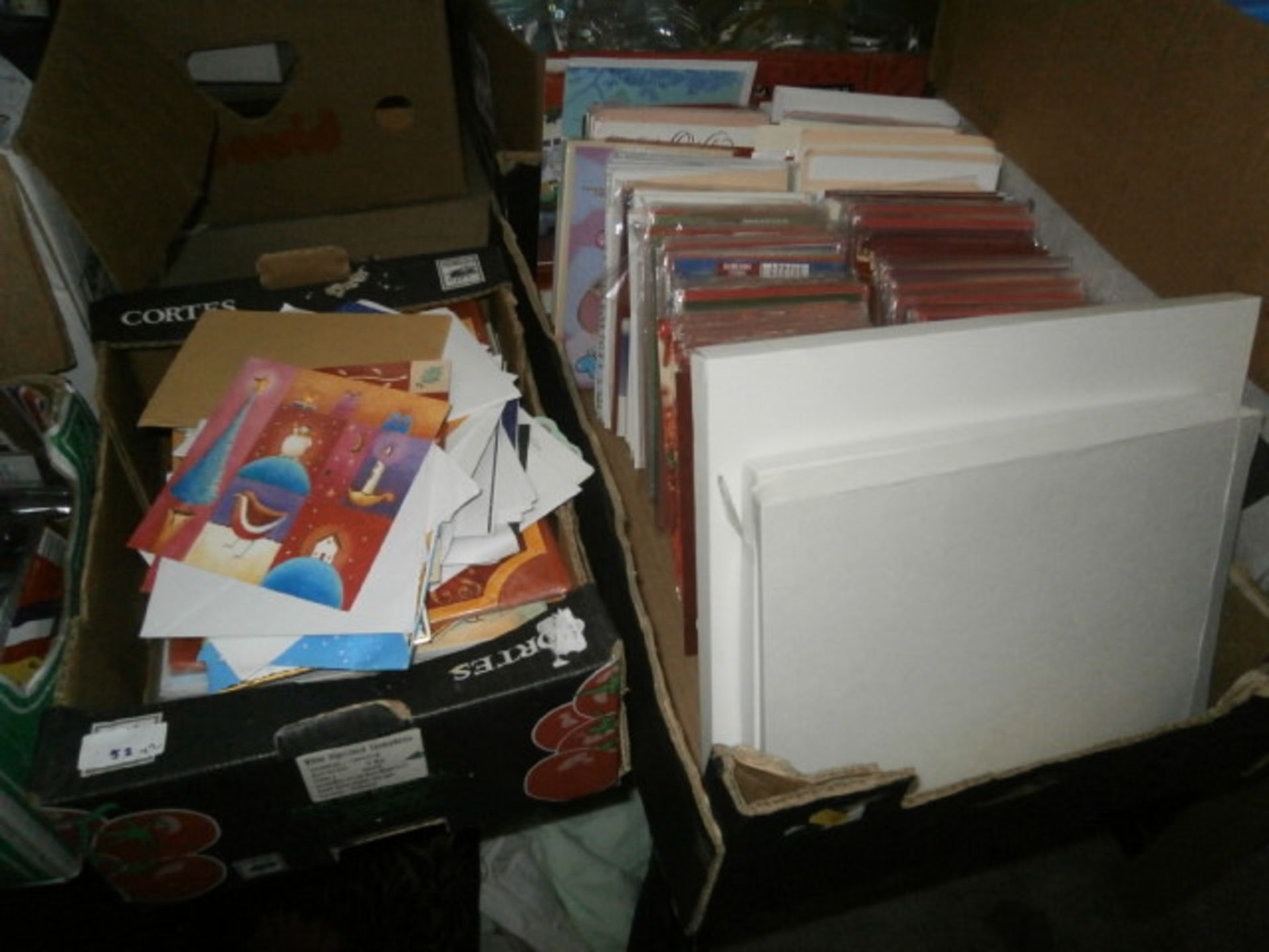 2 boxes of Christmas cards