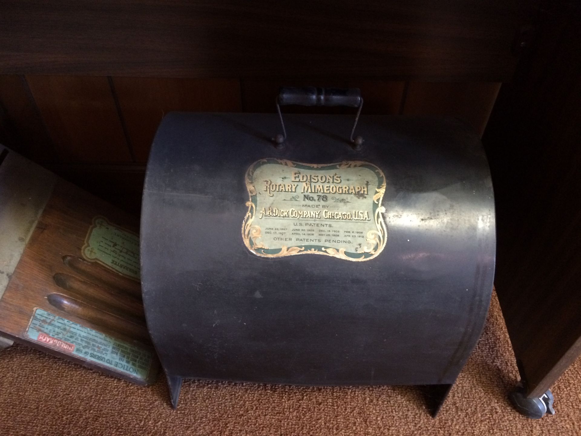 Edison Rotary #78 mimeograph (antique) - Image 2 of 4