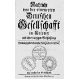 Gottsched, Johann Christoph: Der Deutschen Gesellschaft  Gottsched, Johann Christoph (Hrsg.). Der